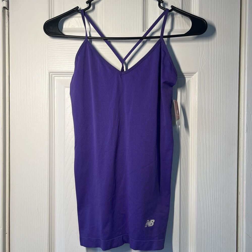 New Balance Women’s M Purple Athletic Tank Top Performance Camisole NWT